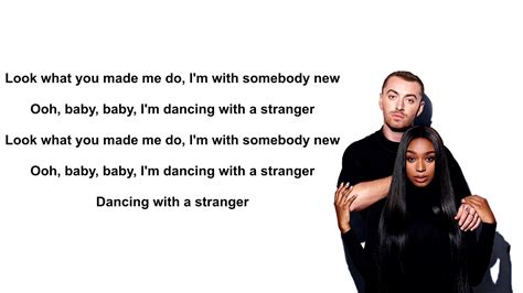 dancing with a stranger lyrics